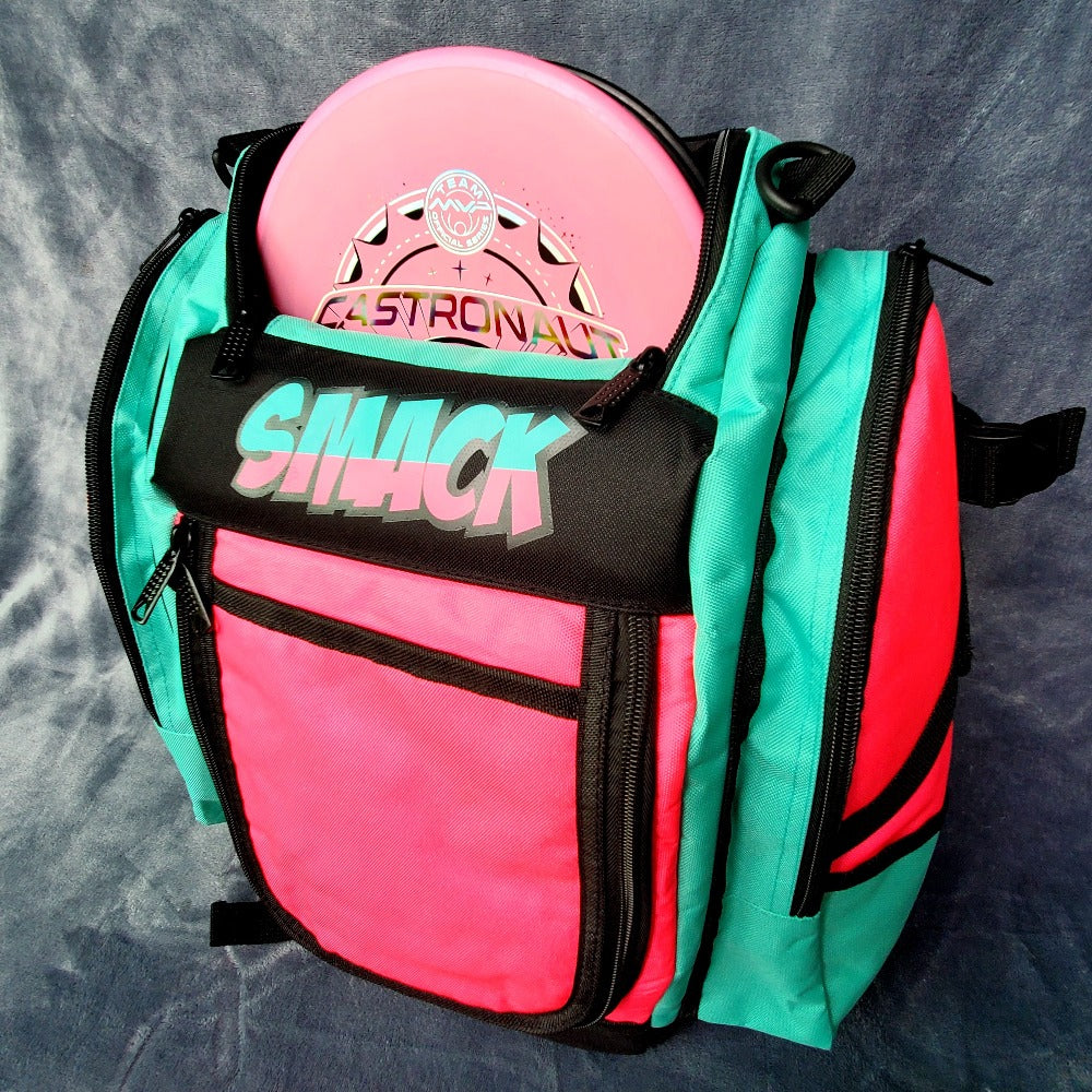 neon  disc golf backpack
